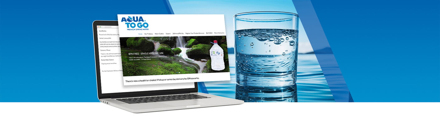 Aqua To Go website