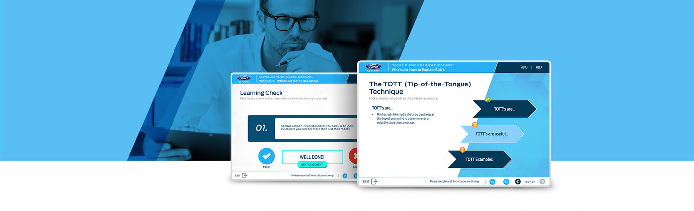 Ford E-Learning website