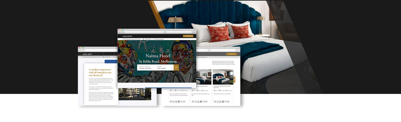Naïma Hotel website