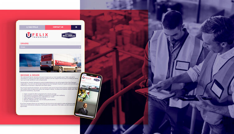 Felix Transport website