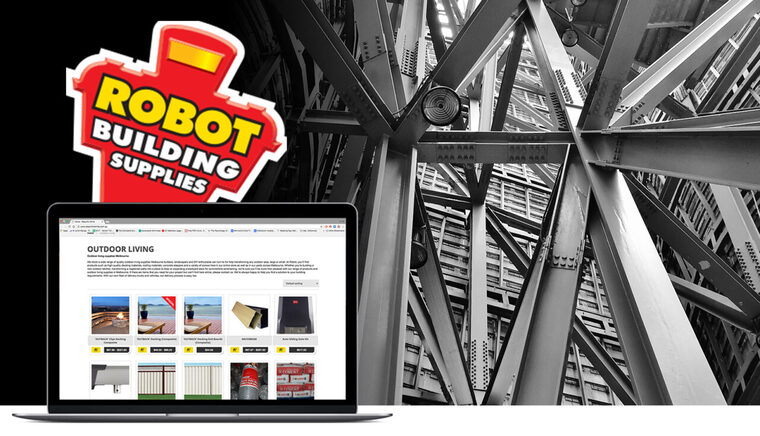 Robot Building Supplies website
