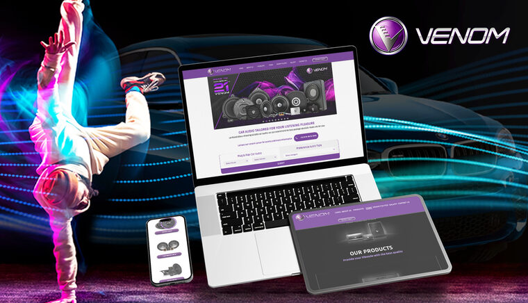 Venom Audio website