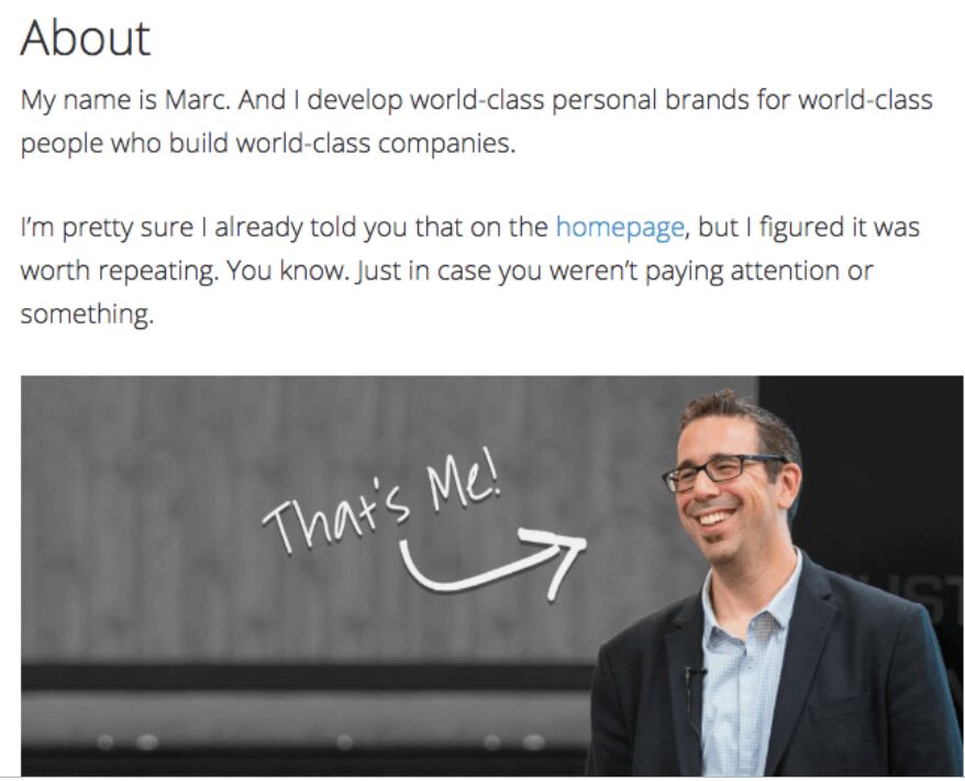 About Us page tips