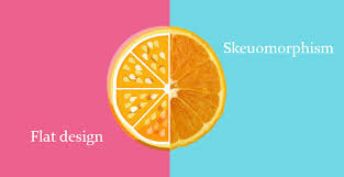 Flat design vs Skeuomorphism